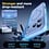 Ntech Ntech Hoesje Geschikt voor iPhone 17 Pro / 18 Pro Hoesje Licht Blauw voor MagSafe – Shockproof Back Cover – Camera- en Lensbescherming – Beschermhoes