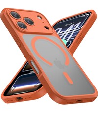 Ntech Ntech Hoesje Geschikt voor iPhone 17 Pro / 18 Pro Hoesje Oranje