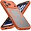 Ntech Ntech Hoesje Geschikt voor iPhone 17 Pro / 18 Pro Hoesje Oranje voor MagSafe – Shockproof Back Cover – Camera- en Lensbescherming – Beschermhoes