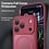 Ntech Ntech Hoesje Geschikt voor iPhone 17 Pro / 18 Pro Hoesje Bordeaux voor MagSafe – Shockproof Back Cover – Camera- en Lensbescherming – Beschermhoes