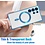 Ntech Hoesje Geschikt voor Samsung Galaxy S25 Ultra Magsafe hoesje backcover Blauw – Lens beschermer – Transparant
