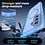 Ntech Ntech Hoesje Geschikt voor Samsung Galaxy A56 Hoesje Licht Blauw voor MagSafe – Shockproof Back Cover – Camera- en Lensbescherming – Beschermhoes
