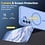 Ntech Ntech Hoesje Geschikt voor Samsung Galaxy A56 Hoesje Licht Blauw voor MagSafe – Shockproof Back Cover – Camera- en Lensbescherming – Beschermhoes