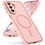 Ntech Ntech Hoesje Geschikt voor Samsung Galaxy A56 Hoesje Licht Roze voor MagSafe – Shockproof Back Cover – Camera- en Lensbescherming – Beschermhoes