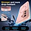 Ntech Ntech Hoesje Geschikt voor Samsung Galaxy A56 Hoesje Licht Roze voor MagSafe – Shockproof Back Cover – Camera- en Lensbescherming – Beschermhoes