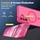 Ntech Ntech Hoesje Geschikt voor Samsung Galaxy A56 Hoesje Pink voor MagSafe – Shockproof Back Cover – Camera- en Lensbescherming – Beschermhoes
