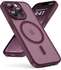 Ntech Ntech Hoesje Geschikt voor iPhone 14 Pro Hoesje Bordeaux