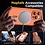Ntech Ntech Hoesje Geschikt voor iPhone 14 Pro Hoesje Oranje voor MagSafe – Shockproof Back Cover – Camera- en Lensbescherming – Beschermhoes
