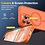 Ntech Ntech Hoesje Geschikt voor iPhone 14 Pro Hoesje Oranje voor MagSafe – Shockproof Back Cover – Camera- en Lensbescherming – Beschermhoes