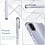 Ntech USB C Adapter oplader - USB C Snellader 20W Met 1m Kabel - Hoesje Geschikt voor Samsung Galaxy A08 / A07 4G / 5G transparant Anti Shock silicone met 2x screenprotector- Ntech COMBI-SET