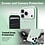 Ntech Hoesje geschikt voor iPhone 17 Pro / 18 Pro siliconen hoesje Mint Groen zacht siliconen hoesje backcover - met iPhone 18 Pro Screenprotector - 2 stuks