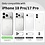 Ntech Hoesje geschikt voor iPhone 17 Pro / 18 Pro siliconen hoesje Mint Groen zacht siliconen hoesje backcover - met iPhone 18 Pro Screenprotector - 2 stuks