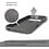 Ntech Hoesje geschikt voor iPhone 17 Pro / 18 Pro siliconen hoesje Grijs zacht siliconen hoesje backcover - met iPhone 18 Pro Screenprotector - 2 stuks