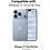 Ntech Hoesje geschikt voor iPhone 17 Pro / 18 Pro siliconen hoesje Lila zacht siliconen hoesje backcover - met iPhone 18 Pro Screenprotector - 2 stuks