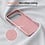 Ntech Hoesje geschikt voor iPhone 17 Pro / 18 Pro siliconen hoesje Pink Sand zacht siliconen hoesje backcover - met iPhone 18 Pro Screenprotector - 2 stuks