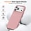 Ntech Hoesje geschikt voor iPhone 17 Pro / 18 Pro siliconen hoesje Pink Sand zacht siliconen hoesje backcover - met iPhone 18 Pro Screenprotector - 2 stuks
