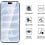 Ntech Hoesje geschikt voor iPhone 17 Pro / 18 Pro siliconen hoesje Grijs zacht siliconen hoesje backcover - met iPhone 18 Pro Screenprotector - 2 stuks