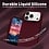 Ntech Hoesje geschikt voor iPhone 17 Pro Max / 18 Pro Max siliconen hoesje Bordeaux rood zacht siliconen hoesje backcover - met iPhone 18 Pro Max Screenprotector - 2 stuks