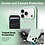 Ntech Hoesje geschikt voor iPhone 17 Pro Max / 18 Pro Max siliconen hoesje Mint Groen zacht siliconen hoesje backcover - met iPhone 18 Pro Max Screenprotector - 2 stuks
