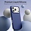 Ntech Hoesje geschikt voor iPhone 17 Pro Max / 18 Pro Max siliconen hoesje Navy zacht siliconen hoesje backcover - met iPhone 18 Pro Max Screenprotector - 2 stuks