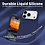 Ntech Hoesje geschikt voor iPhone 17 Pro Max / 18 Pro Max siliconen hoesje Navy zacht siliconen hoesje backcover - met iPhone 18 Pro Max Screenprotector - 2 stuks