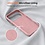 Ntech Hoesje geschikt voor iPhone 17 Pro Max / 18 Pro Max siliconen hoesje Pink Sand zacht siliconen hoesje backcover - met iPhone 18 Pro Max Screenprotector - 2 stuks