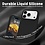Ntech Hoesje geschikt voor iPhone 17 Pro Max / 18 Pro Max siliconen hoesje Zwart zacht siliconen hoesje backcover - met iPhone 18 Pro Max Screenprotector - 2 stuks