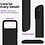 Ntech Hoesje geschikt voor iPhone 17 Pro Max / 18 Pro Max siliconen hoesje Zwart zacht siliconen hoesje backcover - met iPhone 18 Pro Max Screenprotector - 2 stuks