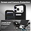 Ntech Hoesje geschikt voor iPhone 17 Pro Max / 18 Pro Max siliconen hoesje Zwart zacht siliconen hoesje backcover - met iPhone 18 Pro Max Screenprotector - 2 stuks