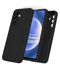 Ntech Ntech Hoesje geschikt voor Samsung Galaxy S26 FE / S25 FE – Zwart