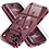 Ntech Ntech Hoesje Geschikt voor iPhone 18 Pro / iPhone 17 Pro hoesje burgundy Rood – MagSafe Transparante Backcover met Lensbeschermer + Screenprotector – 2 Stuks
