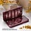 Ntech Hoesje Geschikt  iPhone 18 Pro Hoesje – Transparant/ Burgundy Hybrid Backcover, MagSafe Compatibel & Verhoogde Camerabescherming – Slank en Stevig - Ntech