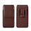 Riem Holster Hoesje - Luxe Universeel Telefoonhoesje verticaal Holster 6 inch - Bruin, Samsung A57 / A56 / A37 / A54 / A27 / A26 / A17 / A36 / A18 / A16 / A55 / A35 / A34 / A53 / A08