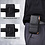 Ntech Riem Holster Hoesje - Luxe Universeel Telefoonhoesje verticaal Holster 6 inch - Zwart, Samsung A57 / A56 / A37 / A54 / A27 / A26 / A17 / A36 / A18 / A16 / A55 / A35 / A34 / A53 / A08