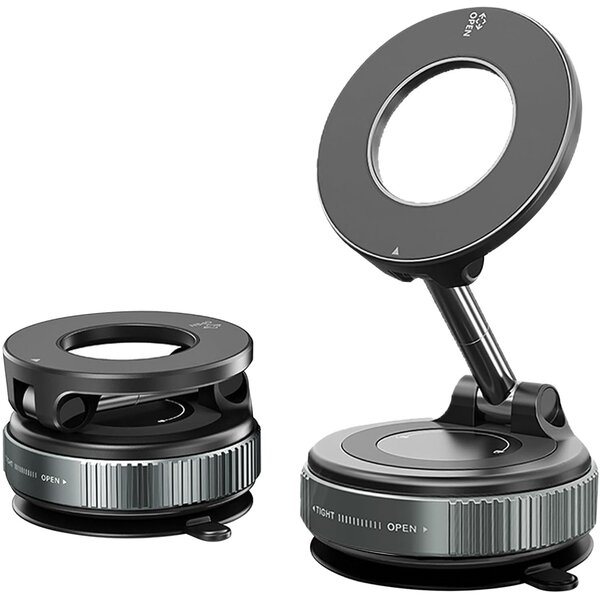 Ntech  Telefoonhouder Auto Geschikt voor MagSafe –  Telefoonhouder Auto Magnetische met Extra Sterke Zuignap voor Dashboard en Raam, 360° Draaibaar