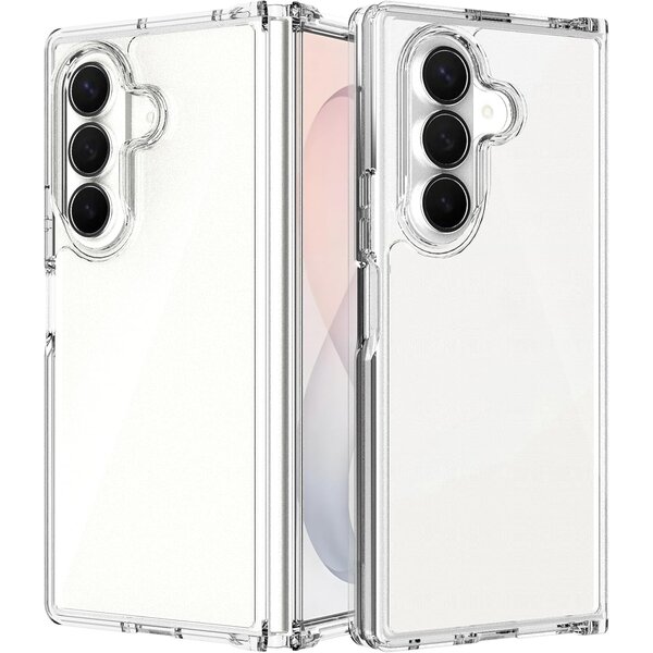Ntech Ntech - Hoesje Geschikt voor Samsung Galaxy Z Fold 8 Ultra hoesje - transparant Shockproof backcover - Transparant