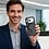 Ntech Ntech Carbon MagSafe Hoesje Geschikt voor iPhone 18 Pro Max / 17 Pro Max backcover met Ringstandaard Zwart