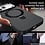 Ntech Ntech Carbon MagSafe Hoesje Geschikt voor iPhone 18 Pro Max / 17 Pro Max backcover met Ringstandaard Zwart