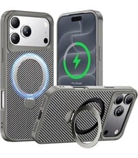 Ntech Ntech Carbon MagSafe Hoesje Geschikt voor iPhone 18 Pro Max