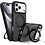 Ntech Ntech Carbon MagSafe Hoesje Geschikt voor iPhone 18 Pro / 17 Pro backcover met Ringstandaard Zwart