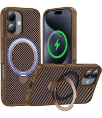Ntech Ntech Carbon MagSafe Hoesje Geschikt voor iPhone 17