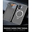 Ntech Ntech Carbon MagSafe Hoesje Geschikt voor iPhone 17 backcover met Ringstandaard Natural Titanium