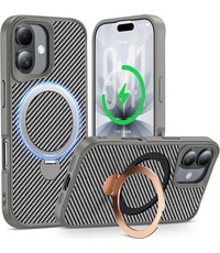 Ntech Ntech Carbon MagSafe Hoesje Geschikt voor iPhone 17