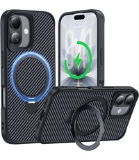 Ntech Ntech Carbon MagSafe Hoesje Geschikt voor iPhone 17
