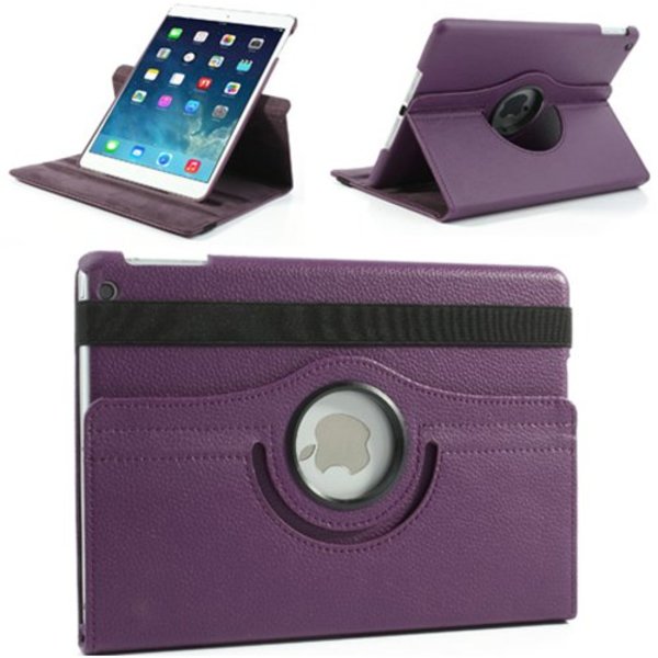 Merkloos iPad Air 360 Graden Case Paars