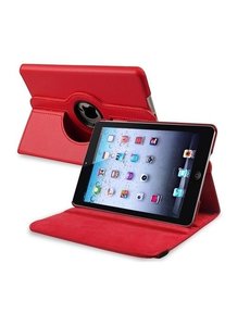 Merkloos iPad Mini / Mini 2 draaibare Case Rood