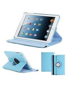 Merkloos iPad Mini / Mini 2 360 Graden Draaibare hoesje Case Blauw