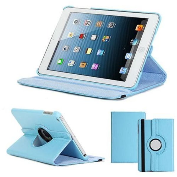 Merkloos iPad Mini / Mini 2 360 Graden Draaibare hoesje Case Blauw