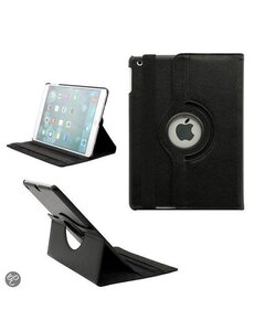 Merkloos iPad Air Luxe 360 Rotatie hoesje Case Zwart