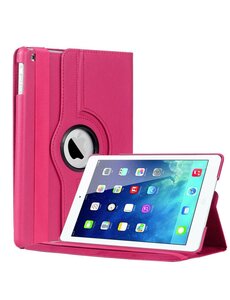 Merkloos iPad Air 360 Graden Draaibare hoesje Stand Case Roze / Pink